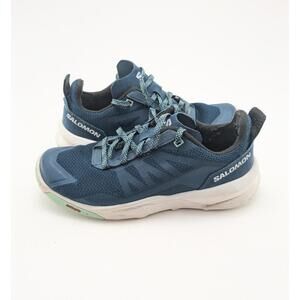 Womens Salomon Contagrip Patrol Blue Athletic Outdoor Hiking Shoes 416776 Size 7